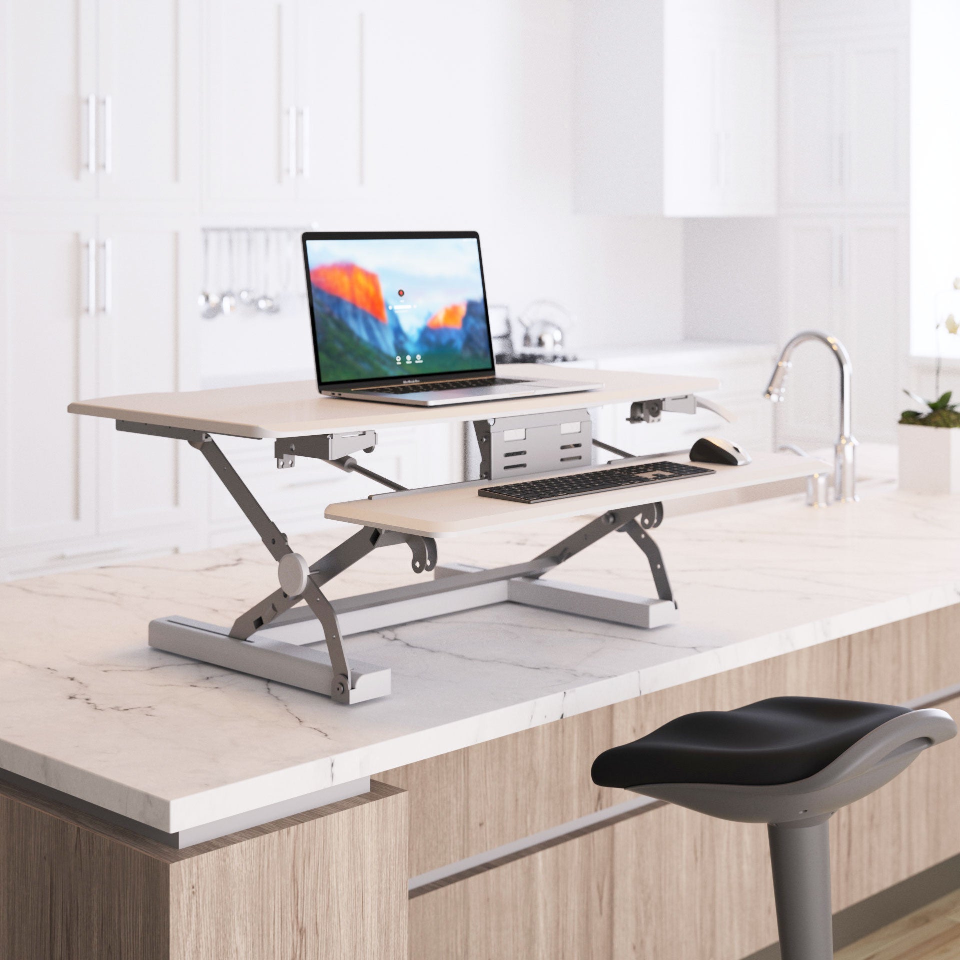 Function101 Desk Riser Coordinate Desk Riser | White | 35x31 – Shop Parron Hall | San Diego